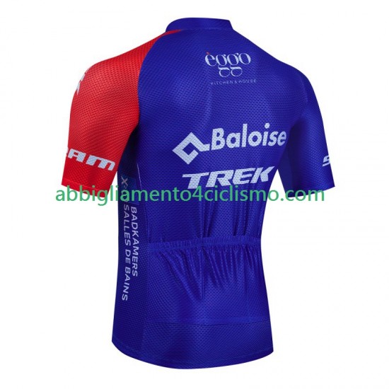Uomo Maglia Ciclismo Maniche Corte Baloise Trek 2023
