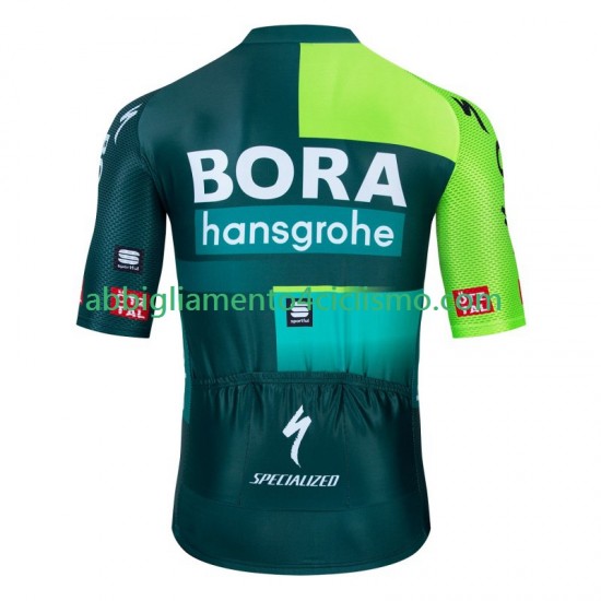 Uomo Maglia Ciclismo Maniche Corte Bora Hansgrohe 2024 N001