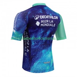 Uomo Maglia Ciclismo Maniche Corte Decathlon Ag2R 2024 N001