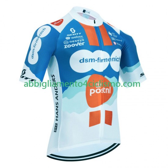 Uomo Maglia Ciclismo Maniche Corte Dsm 2024