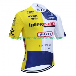 Uomo Maglia Ciclismo Maniche Corte Intermarche Wanty 2024