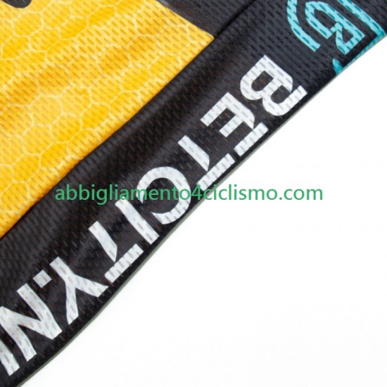 Uomo Maglia Ciclismo Maniche Corte Jumbo Visma 2023