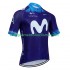Uomo Maglia Ciclismo Maniche Corte Movistar 2023
