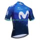 Uomo Maglia Ciclismo Maniche Corte Movistar 2024