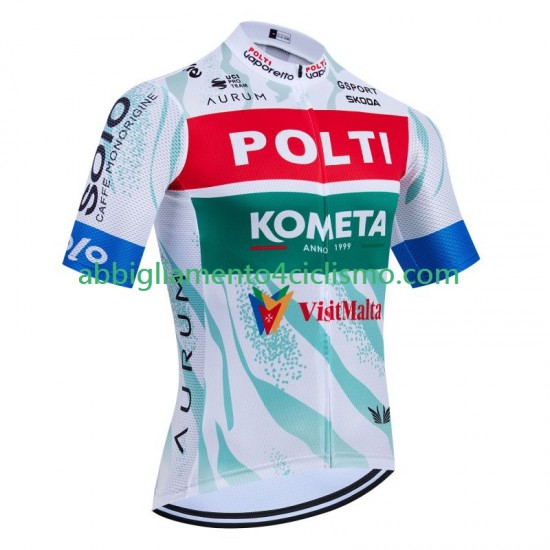 Uomo Maglia Ciclismo Maniche Corte Polti Kometa 2024