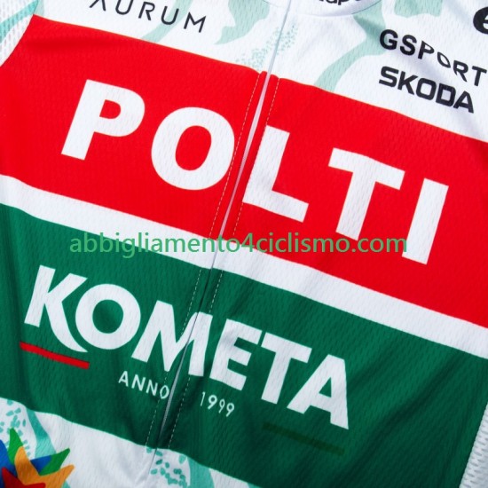 Uomo Maglia Ciclismo Maniche Corte Polti Kometa 2024