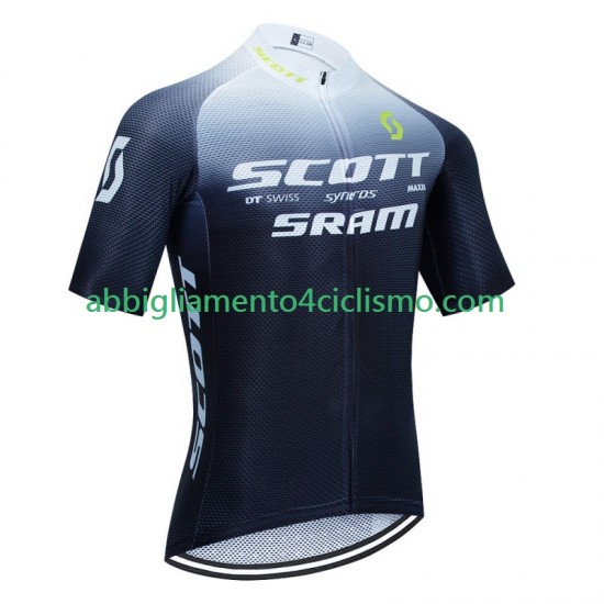 Uomo Maglia Ciclismo Maniche Corte Scott Sram 2023