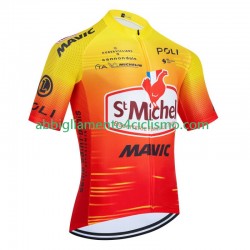 Uomo Maglia Ciclismo Maniche Corte St Michel Auber 93 Mavic 2024