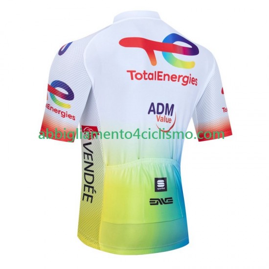 Uomo Maglia Ciclismo Maniche Corte Totalenergies 2024