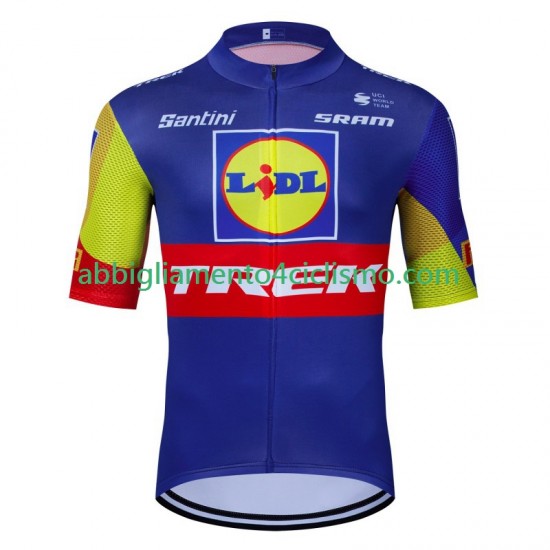 Uomo Maglia Ciclismo Maniche Corte Trek Lidl 2024