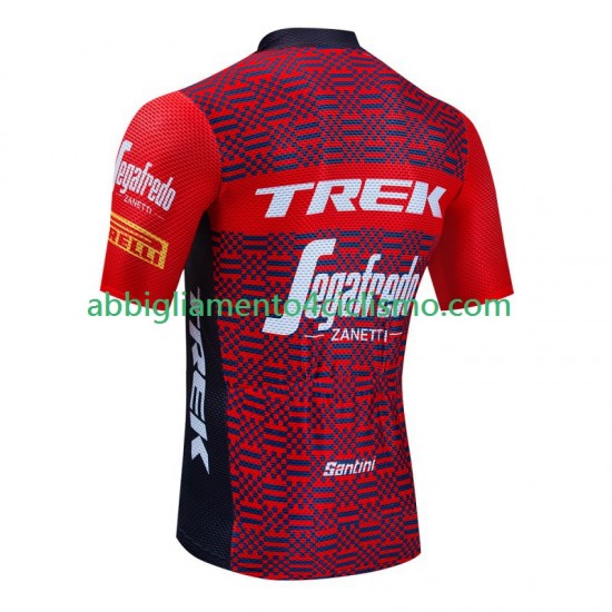 Uomo Maglia Ciclismo Maniche Corte Trek Segafredo 2023