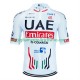 Uomo Maglia Ciclismo Maniche Corte Uae Emirates 2024