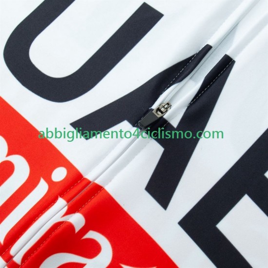 Uomo Maglia Ciclismo Maniche Corte Uae Emirates 2024