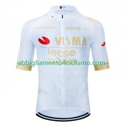 Uomo Maglia Ciclismo Maniche Corte Visma Lease A Bike 2024 N002