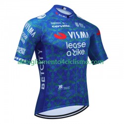 Uomo Maglia Ciclismo Maniche Corte Visma Lease A Bike Tdf 2024