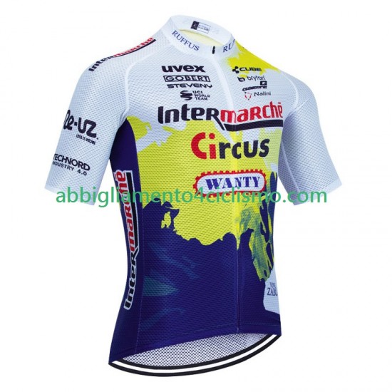 Uomo Maglia Ciclismo Maniche Corte Wanty Circus 2023