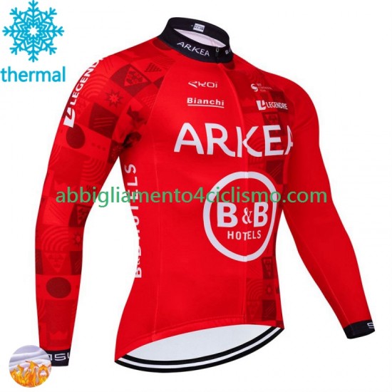 Uomo Maglia Invernale Ciclismo Arkea Bb Hotels Excalibur 2024