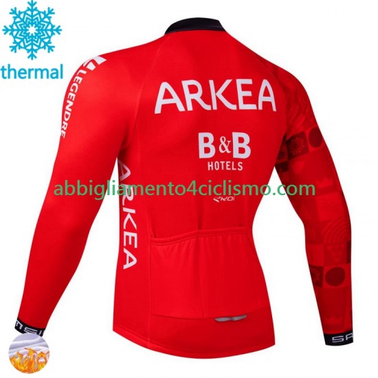 Uomo Maglia Invernale Ciclismo Arkea Bb Hotels Excalibur 2024