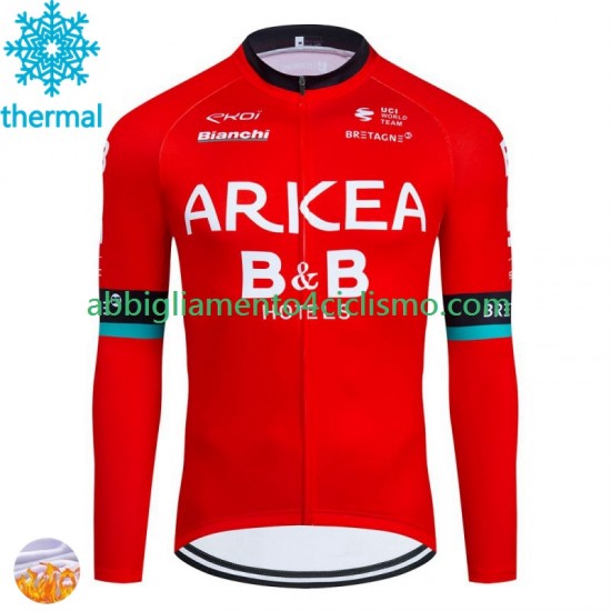 Uomo Maglia Invernale Ciclismo Arkea Bb Hotels 2024