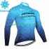 Uomo Maglia Invernale Ciclismo Astana Qazaqstan 2023