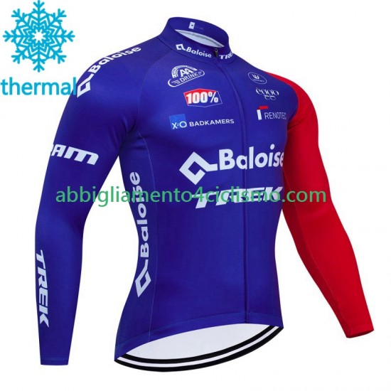 Uomo Maglia Invernale Ciclismo Baloise Trek 2023