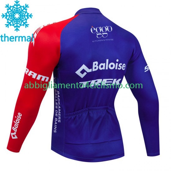 Uomo Maglia Invernale Ciclismo Baloise Trek 2023