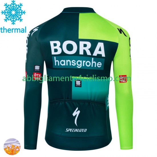 Uomo Maglia Invernale Ciclismo Bora Hansgrohe 2024 N001