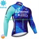 Uomo Maglia Invernale Ciclismo Decathlon Ag2R 2024 N001