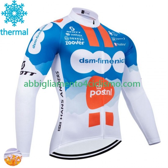 Uomo Maglia Invernale Ciclismo Dsm 2024