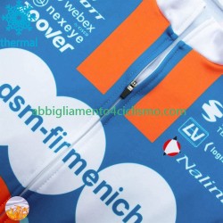 Uomo Maglia Invernale Ciclismo Dsm 2024