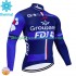 Uomo Maglia Invernale Ciclismo Fdj Groupama 2024