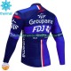 Uomo Maglia Invernale Ciclismo Fdj Groupama 2024
