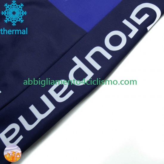 Uomo Maglia Invernale Ciclismo Fdj Groupama 2024