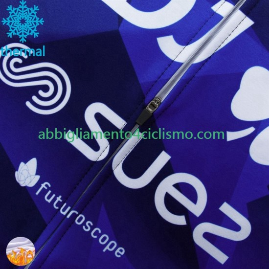 Uomo Maglia Invernale Ciclismo Fdj Suez 2024