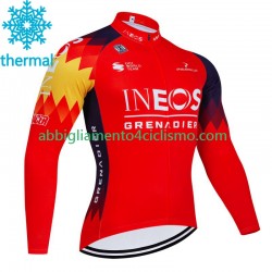 Uomo Maglia Invernale Ciclismo Ineos Grenadier 2023
