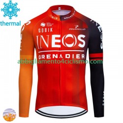 Uomo Maglia Invernale Ciclismo Ineos Grenadier 2024
