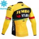 Uomo Maglia Invernale Ciclismo Jumbo Visma 2023