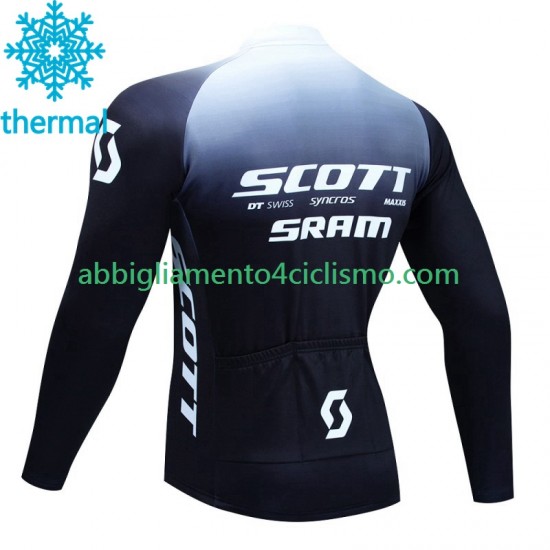 Uomo Maglia Invernale Ciclismo Scott Sram 2023