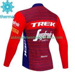 Uomo Maglia Invernale Ciclismo Trek Segafredo 2023 N002