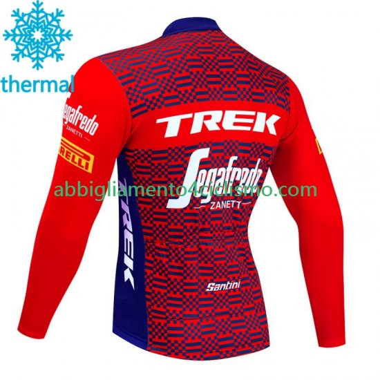 Uomo Maglia Invernale Ciclismo Trek Segafredo 2023 N002