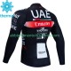 Uomo Maglia Invernale Ciclismo Uae Emirates 2023 N001