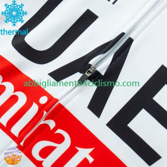 Uomo Maglia Invernale Ciclismo Uae Emirates 2024