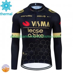 Uomo Maglia Invernale Ciclismo Visma Lease A Bike 2024 N001