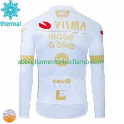 Uomo Maglia Invernale Ciclismo Visma Lease A Bike 2024 N002