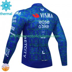 Uomo Maglia Invernale Ciclismo Visma Lease A Bike Tdf 2024