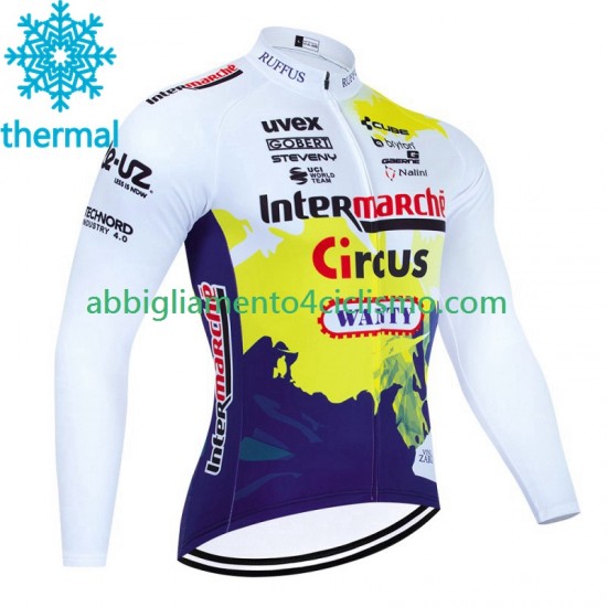 Uomo Maglia Invernale Ciclismo Wanty Circus 2023 Noir