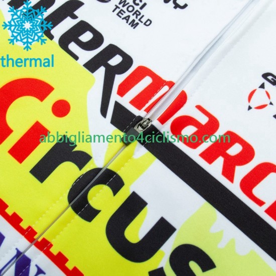 Uomo Maglia Invernale Ciclismo Wanty Circus 2023 Noir