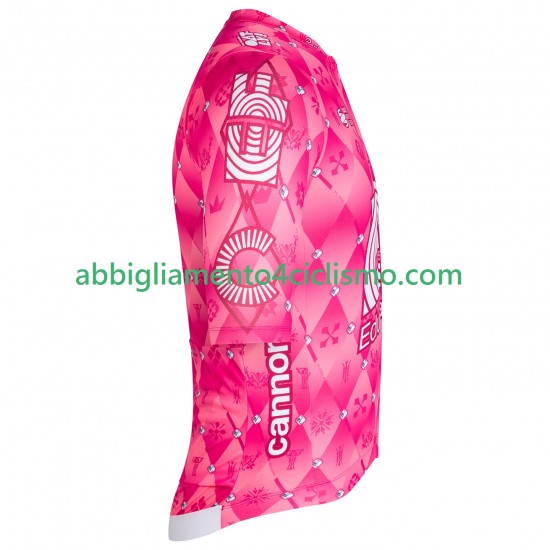 Uomo Maglia Ciclismo Maniche Corte EF Education-EasyPost 2025