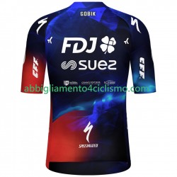 Donna Maglia Ciclismo Maniche Corte FDJ SUEZ 2025