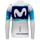Uomo Maglia Ciclismo Maniche Lunghe Movistar Team 2025 N001